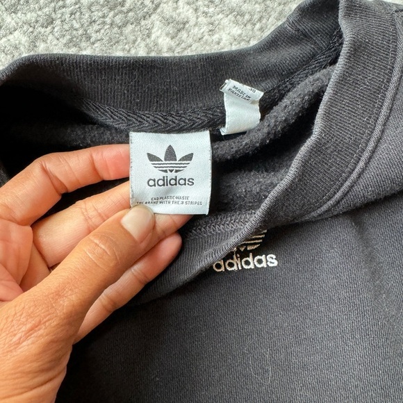 Adidas Adicolor ESSENTIALS CREW SWEATSHIRT Black Size XS - Picture 6 of 12